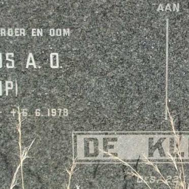 KLERK Philippus A.O., de 1903-1978 &amp; Aletta Jacoba NAUDE 1898-1968