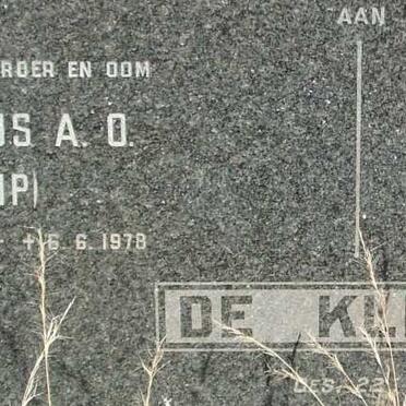 KLERK Philippus A.O., de 1903-1978 &amp; Aletta Jacoba NAUDE 1898-1968