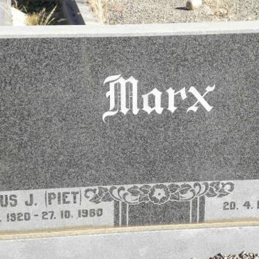 MARX Petrus J. 1920-1980 &amp; Gerty 1931-