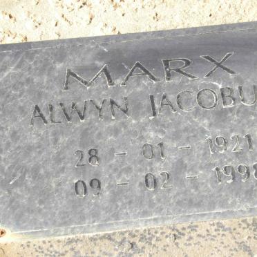MARX Alwyn Jacobus 1921-1998