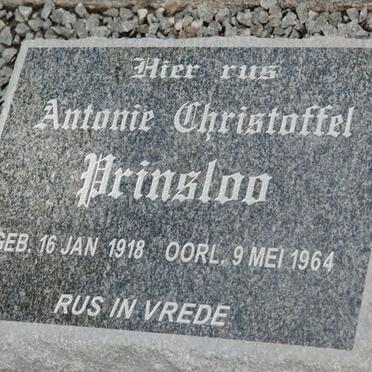 PRINSLOO Antonie Christoffel 1918-1964