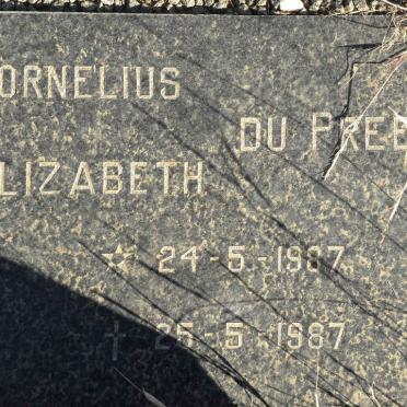 PREEZ Cornelius, du 1987-1987 :: DU PREEZ Elizabeth 1987-1987