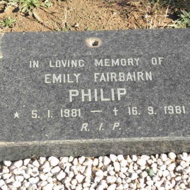 PHILIP Emily Fairbairn 1981-1981
