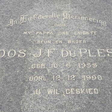 PLESSIS Koos J.F., du 1955-1990