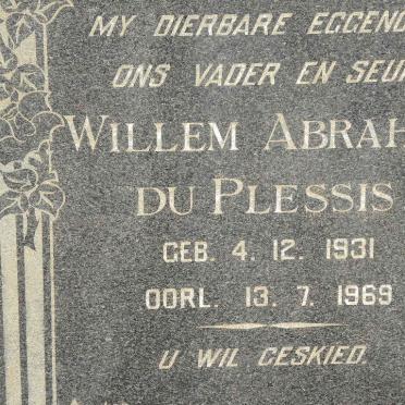 PLESSIS Willem Abraham, du 1931-1969
