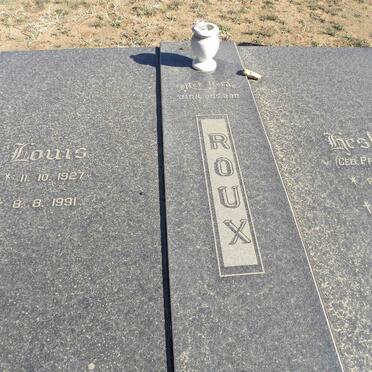 ROUX Louis 1927-1991 &amp; Hester PRETORIUS 1933-