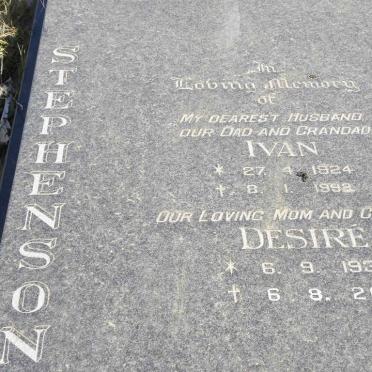 STEPHENSON Ivan 1924-1992 &amp; Desire 1934-2005