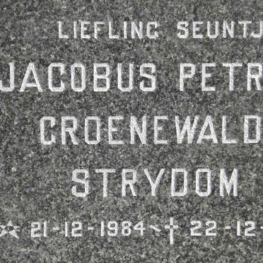 STRYDOM Jacobus Petrus Groenewald 1984-1984