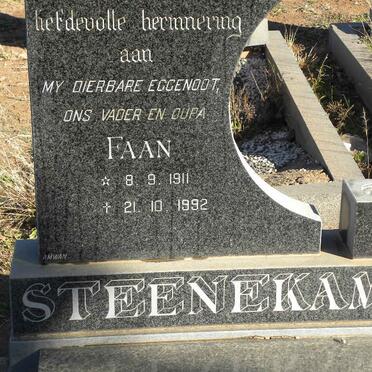 STEENEKAMP Faan 1911-1992