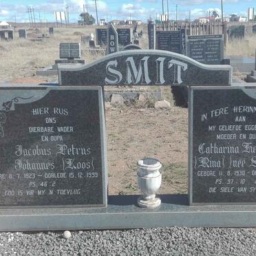 SMIT Jacobus Petrus Johannes 1923-1999 &amp; Catharina Hermina STRYDOM 1930-1995