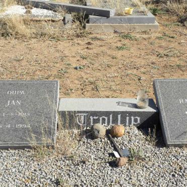TROLLIP Jan 1913-1994 &amp; Hannetjie 1918-1997
