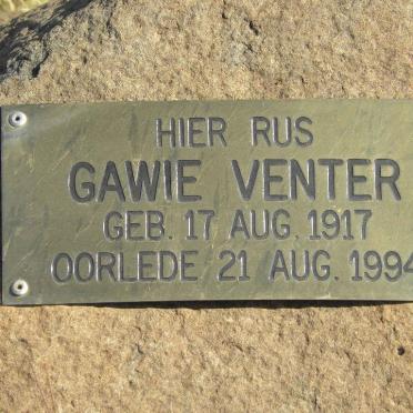 VENTER Gawie 1917-1994