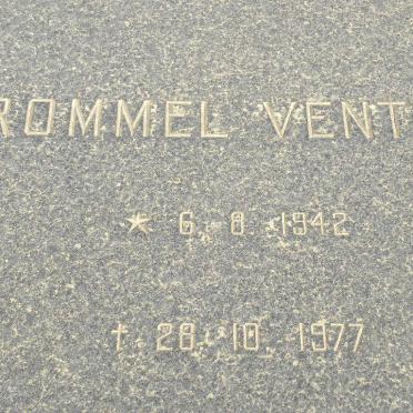 VENTER Rommel 1942-1977