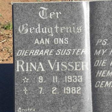 VISSER Rina 1933-1982