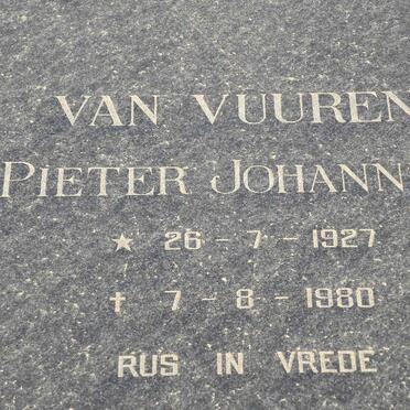 VUUREN Pieter Johannes, van 1927-1980