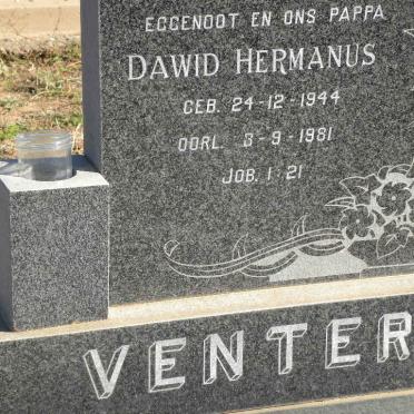 VENTER Dawid Hermanus 1944-1981