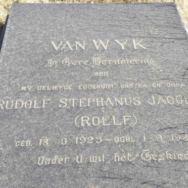 WYK Rudolf Stephanus Jacobus, van 1925-1989