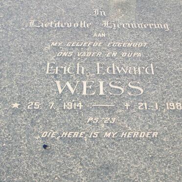 WEISS Erich Edward 1914-1982