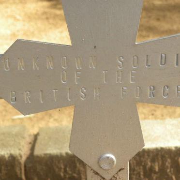 6. Unknown Soldiers of the British Forces