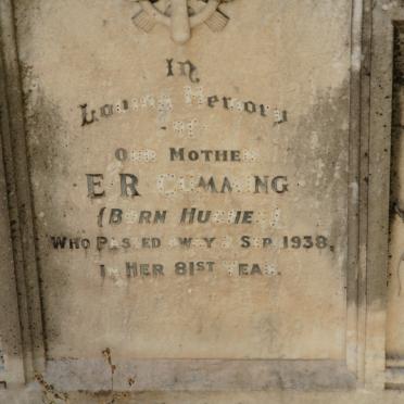 CUMMING E.R. nee HUGHES -1938
