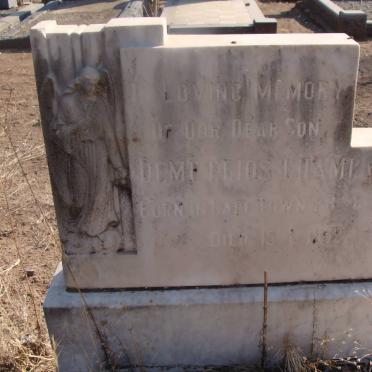 CHAMPANIS Demetrios 1950-1952