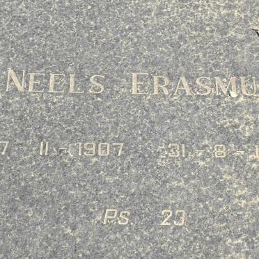 ERASMUS Neels 1907-1979