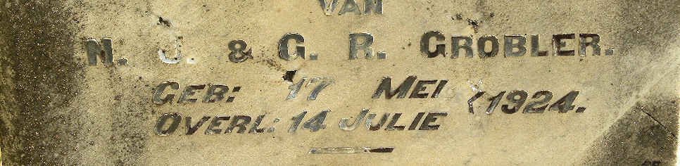 GROBLER ? 1924-1924