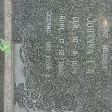 GREYLING Gert C.P. 1887-1944 &amp; Johanna A.A. 1874-1966  