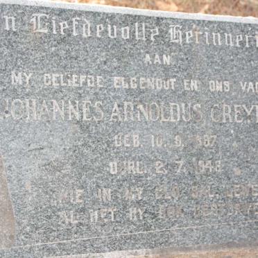 GREYLING Johannes Arnoldus 1887-1946