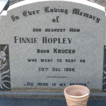 HOPLEY Finnie nee KRüGER -1969