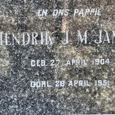 JANSEN Hendrik J.M. 1904-1951