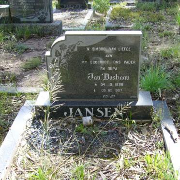JANSEN Jan Bastiaan 1898-1987
