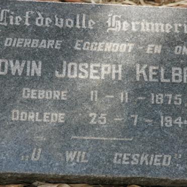 KELBRICK Edwin Joseph 1875-1944