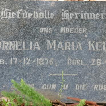 KELBRICK Cornelia Maria 1875-1964