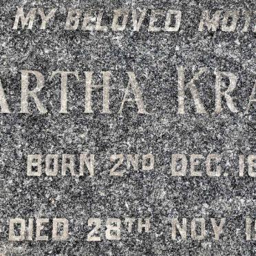 KRAUSE Martha 1861-1946