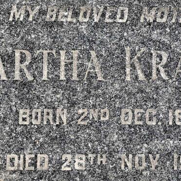 KRAUSE Martha 1861-1946