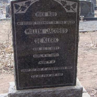 KLERK Willem Jacobus, de 1867-1947 &amp; Gertruida Jacoba Petronella 1874-1951