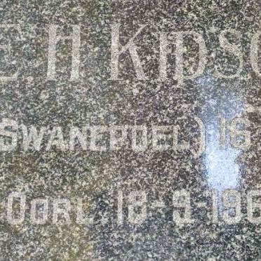 KIDSON E.H. nee SWANEPOEL 1884-1960