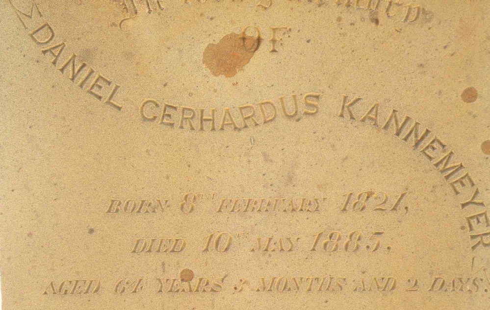 KANNEMEYER Daniel Gerhardus 1821-1885