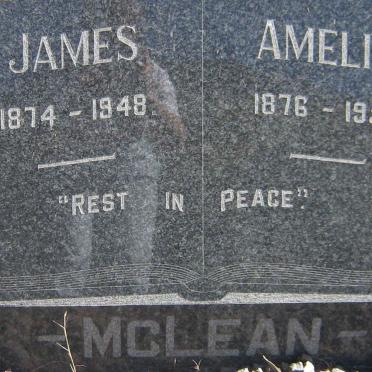 MCLEAN James 1874-1948 &amp; Amelia 1876-1954
