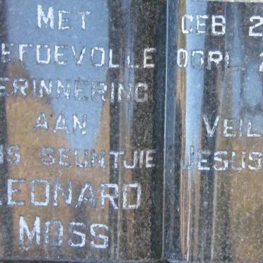 MOSS Leonard 1964-1964