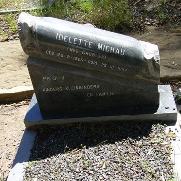 MICHAU Idelette nee GROBLER 1925-1997