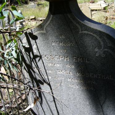 MOSENTHAL Joseph Emil 1874-1874