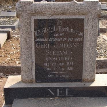 NEL Gert Johannes Stefanus 1893-1955