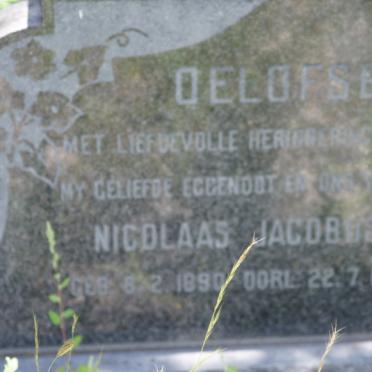 OELOFSE Nicolaas Jacobus 1890-1969