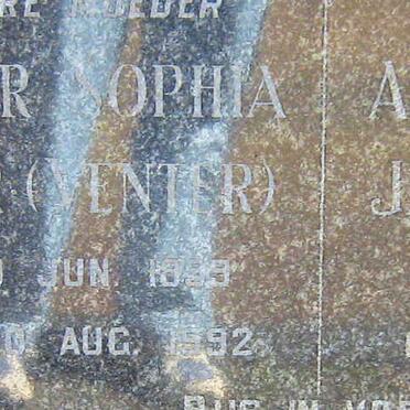 PUTTER Andries Petrus Jacobus 1891-1950 &amp; Hester Sophia VENTER 1899-1992