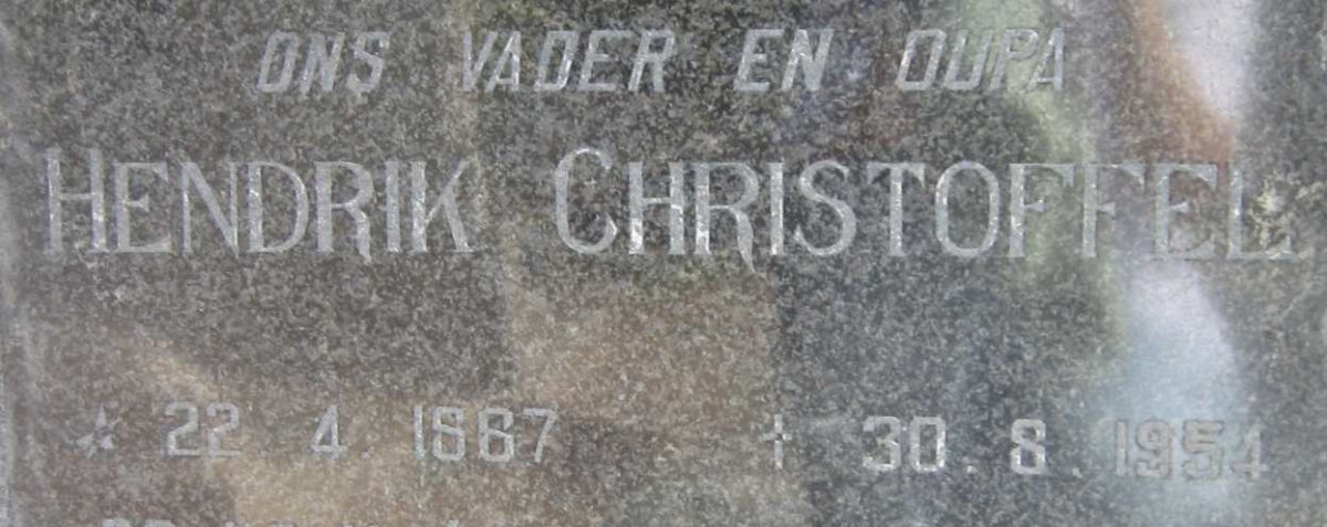 PRINSLOO Hendrik Christoffel 1867-1954