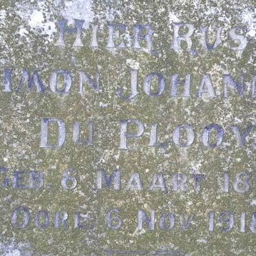 PLOOY Simon Johannes, du 1896-1918