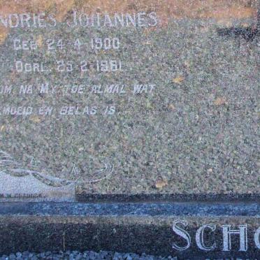 SCHOEMAN Andries Johannes 1900-1961