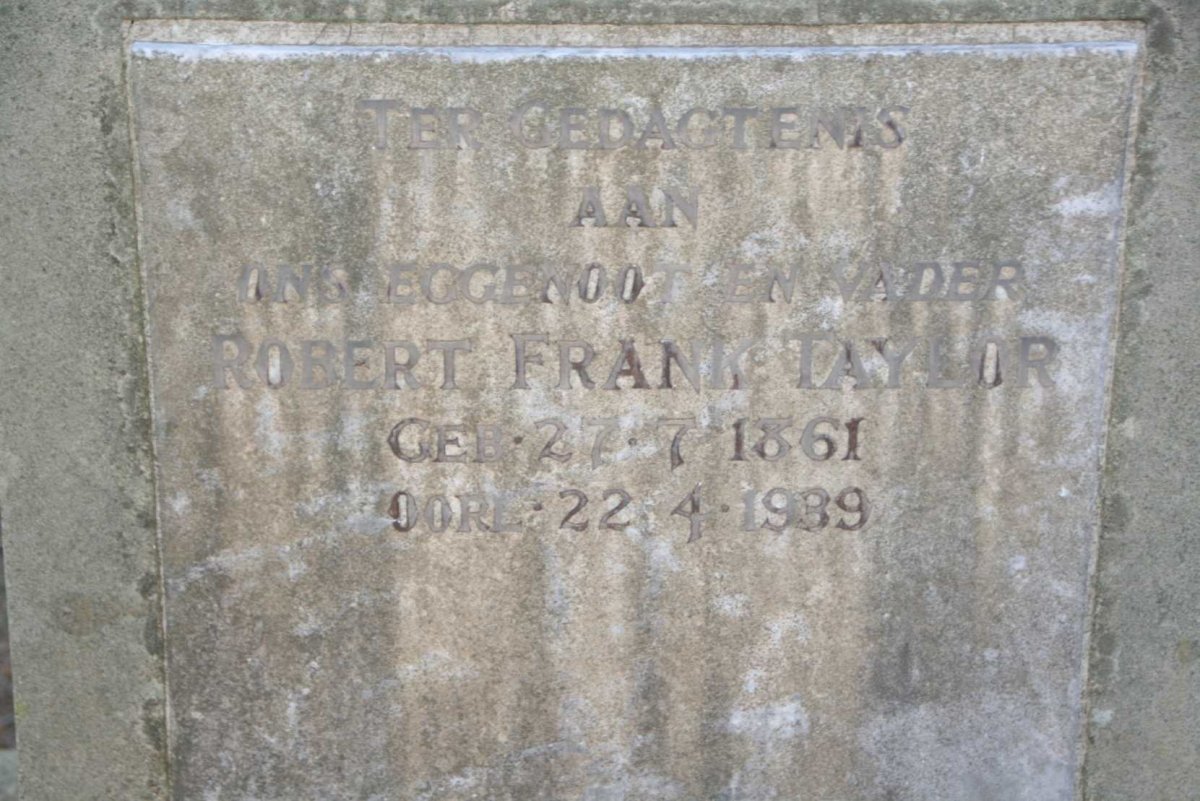 TAYLOR Robert Frank 1861-1939
